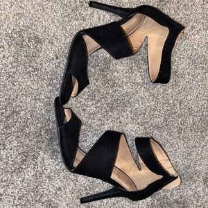 Black Sexy Strapy heel
